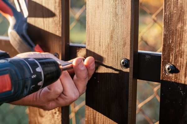 Rustic Fence Installation